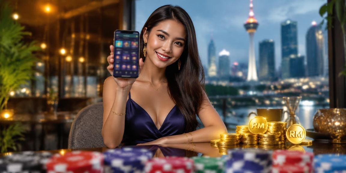 Pemain Malaysia mengakses permainan kasino mudah alih pada telefon pintar di rumah
