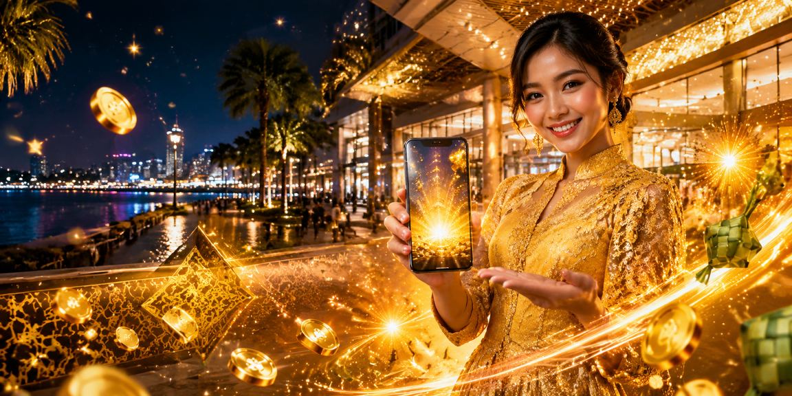 Antara muka aplikasi kasino bertemakan kebaya dari Pulau Pinang Malaysia